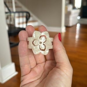 Draper James magnolia mother of pearl napkin rings